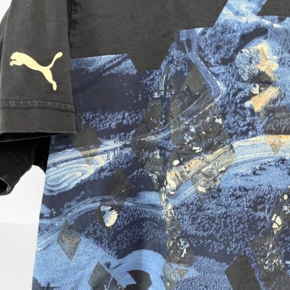 Puma BMW Motorsport Graphic T Shirt Men's 2017 Navy Logo Sold Out Large - Picture 4 of 5